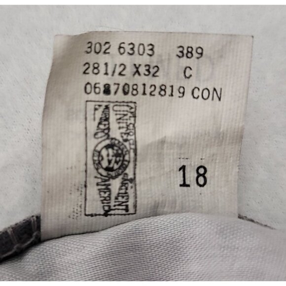 80s Vintage Deadstock Lee Rider II Jr London Loose Fit Cord 11 Med Union Made - Picture 5 of 16